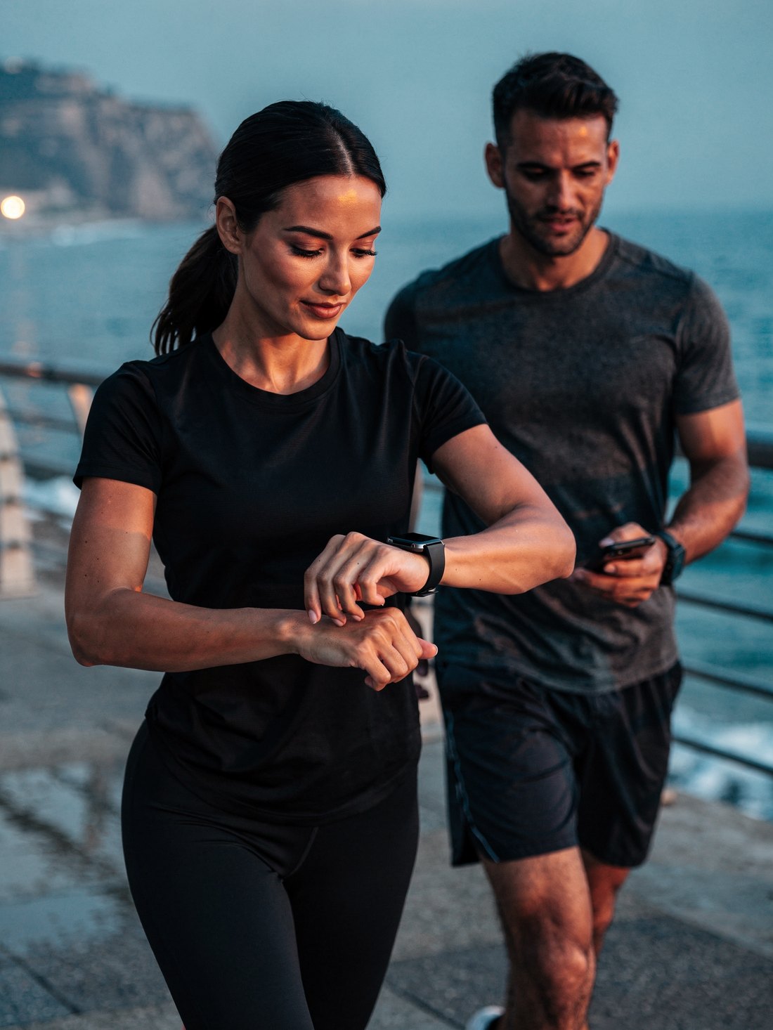 A health coach on a call